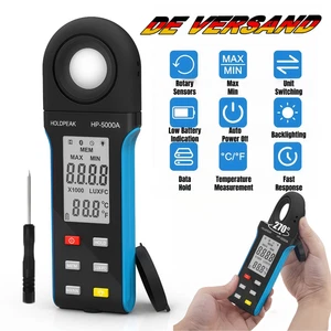 Digitale LCD Lux Lichtmessgerät Beleuchtungsstärke Luxmeter Tester 400.000Lux DE - Bild 1 von 7
