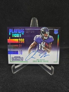 Chris Moore 2016 Contenders ' Playoff Ticket ' Rc Auto #erd 126/199 Parallel - Picture 1 of 2