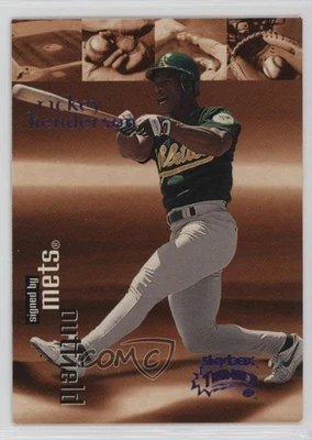 1999 Skybox Thunder Rant Rickey Henderson #143 HOF - Image 1 of 2