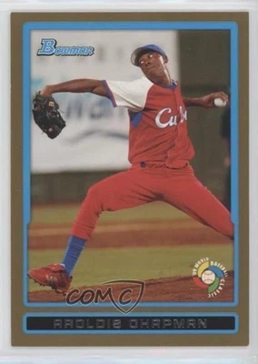 2009 Bowman World Baseball Classic Gold Aroldis Chapman #BW12 - Image 1 of 2