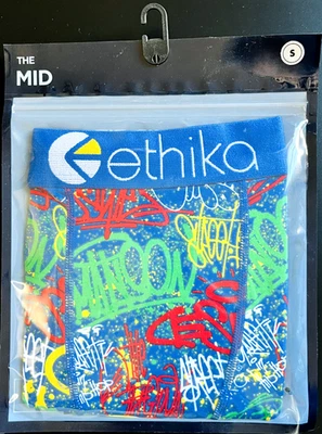 Calzoncillos boxer Ethika MID | Sesión de expresión | Talla pequeña | Azul, rojo y verde Foto 1 de 3