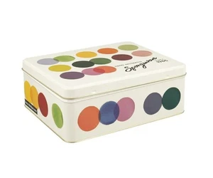 Emma Bridgewater Colour Palette Polka Rectangular Lunch / Biscuit Storage Tin - Picture 1 of 2