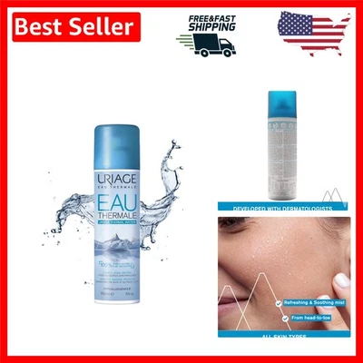 Bruma facial hidratante totalmente natural con agua termal - 5 fl oz, para todo tipo de piel Foto 1 de 4