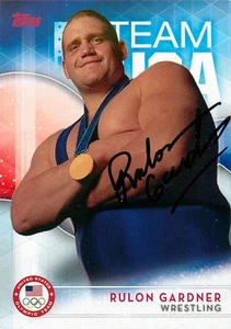 2016 Topps Olympics #62 RULON GARDNER Wrestling Signed Autographed Card - Picture 1 of 1