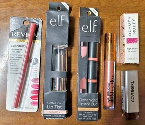 Make Up Lip Bundle New Sealed - Lipstick, Lip Gloss, Lip Tint, Lip Liner - Picture 1 of 1