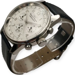 Yonger Bresson Chronograph 40mm 2000s Quartz LEBROCANTHEURE MONTRE VINTAGE WATCH - Photo 1 sur 5