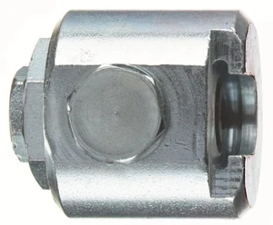 05-048 Accoppiatore pistola grasso testa pulsante 5/8", argento - Foto 1 di 4
