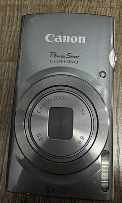 Canon Power Shot ELPH 160 20mp Digital Camera Gray, Camera Only - Image 1 of 2