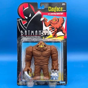 1993 Kenner Batman Clayface Action Figure with Launching Spiked Ball - Picture 1 of 5