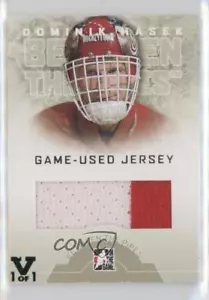 2008 ITG Between the Pipes Game-Used Jersey Vault Emerald 1/1 Dominik Hasek 01qm - Picture 1 of 3