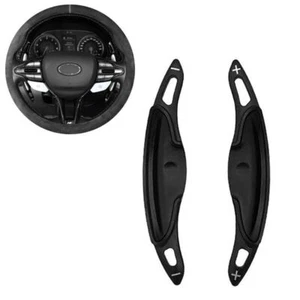 For Hyundai Veloster N Elantra N Steering Wheel Shift Paddles Extension Black - Picture 1 of 5