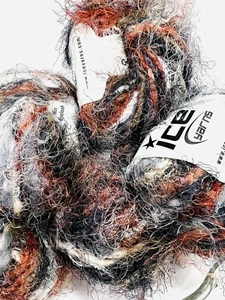 Ice Yarns MIX EYELASH Brown Grey Khaki Cream 10997 - Lot of 8 Each 50g - Picture 1 of 5