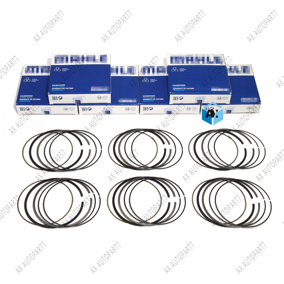 Juego de 6 anillos de pistón STD para Volvo S80 V70 XC60 XC70 XC90 3,2 L B6324S L6 T6 Foto 1 de 4