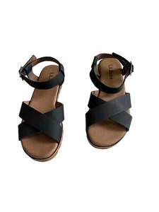 LL Bean black leather sandals - Picture 1 of 7
