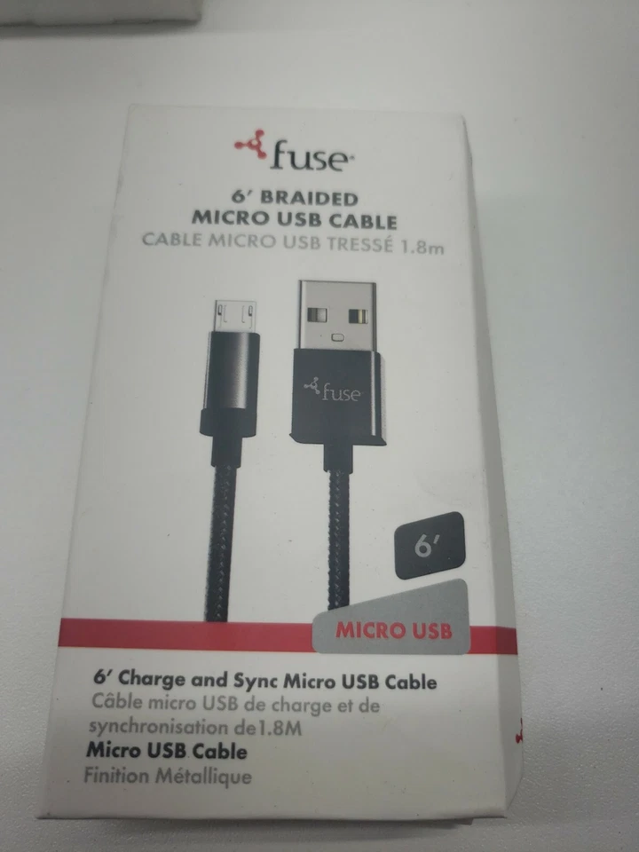 Fuse 6 Ft. Black Lighted USB Charging & Sync Cable 7941  - 1 Each - Image 1 of 1