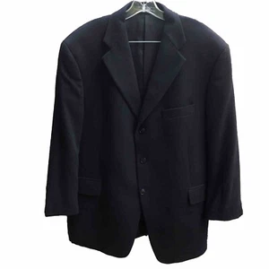 Arnold Brant 100% Kaschmir 3 Knopf Blazer 46R schwarz - Bild 1 von 8