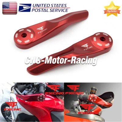 For Ducati Multistrada 1200/S DVT 2015-2019 CNC Handguard Hand Guard Handlebar - Image 1 of 4