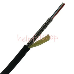 100M LC-LC UPC MM 8 Strand Armored Field TPU Optical Patch Cord Waterproof Head - Photo 1/1