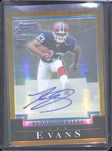 2004 Bowman Chrome Gold Refractor Rookie Autograph #239 Lee Evans No 16 of 50 - Picture 1 of 2