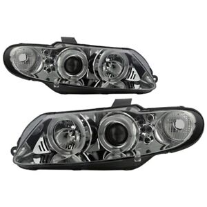 Spyder Auto Projector Headlights, Smoke, LED Halo, Fits 04 - 06 Pontiac GTO