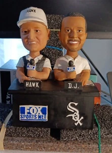 BobbleHead Hawk Harrelson & D.J. Bobblehead 2003 Chicago White Sox Announcers  - Picture 1 of 4