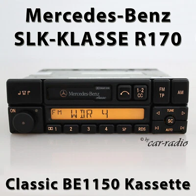 Original Mercedes R170 Radio Classic BE1150 Becker SLK-Klasse Kassette Autoradio - Bild 1 von 4
