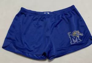 NCAA Michigan Athletic Shorts Damen XL Tiger Logo Vintage Training Laufen Mesh - Bild 1 von 14