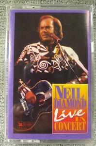 NEW SEALED - NEIL DIAMOND Live In Concert Cassette Tape # 3 ONLY 1997 Sony Music - Picture 1 of 11
