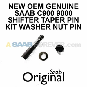 SAAB 900 9000 GEAR SHIFTER TAPER PIN SET TRANSMISSION NEW GENUINE OEM 4776274 - Picture 1 of 3