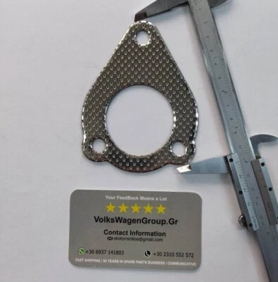 VOLKSWAGEN, GOLF '3' 1992-1998 (2800cc, AAA) Brida, Tubo de escape 357253115D Foto 1 de 2