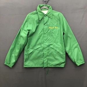 Vintage Windbreaker Jacket Mens Small 36-38 Green King Louie Pro Fit Temple Bar - Picture 1 of 15