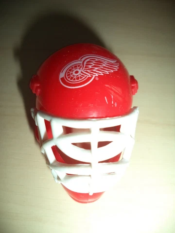 Detroit Red Wings Hockey Goalie Mini Helmet Mask Franklin NHL 1.5" Cover