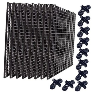 8 Pieces Fish Tank Divider with Sucker Clips 30x30cm/11.8x11.8“ Aquarium - Picture 1 of 8