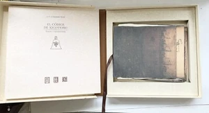 Box Set CODICE DE XICOTEPEC Book & Fold Out Pictorial History Spanish 1995 209pg - Imagen 1 de 21