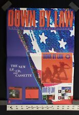 Down By Law OG 1997 2 faces label affiche promotionnelle 13x19 rare de collection OOP