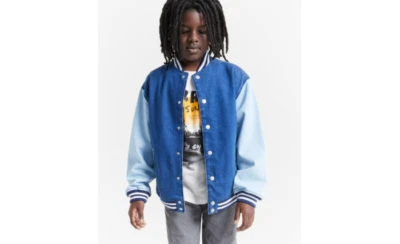 Chaqueta Universitaria Denim Algodón Niños Pequeños y Grandes Epic Threads Nueva con Etiquetas Foto 1 de 3