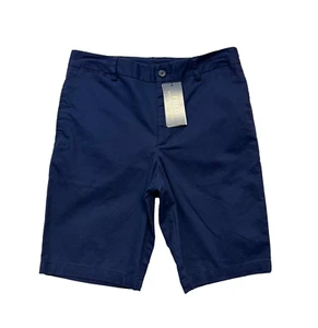POLO RALPH LAUREN Youth Shorts Core Replen Navy Blue 9" Chino Sz 16 NWT - Picture 1 of 4