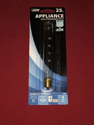 FEIT ELECTRIC 25 Watt T6.5 Clear Tubular Appliance Light Bulb Intermediate Base - Image 1 of 2