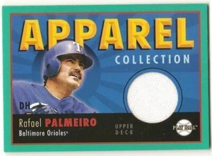Camiseta deportiva 2004 Upper Deck Play Ball de Rafael Palmeiro colección de ropa de los Rangers precio base comercial - Imagen 1 de 1
