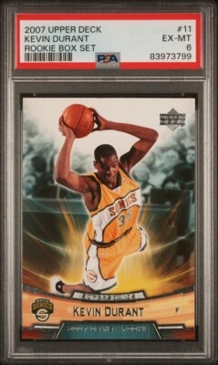 Upper Deck Kevin Durant Rookie RC #11 2007 PSA 6 Foto 1 de 2