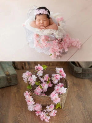 Garland photo prop plant photo prop Floral Arranging infant photoshoot Christmas - image 1 of 4