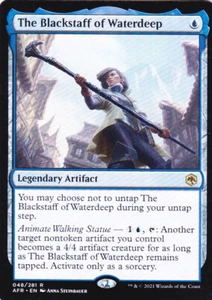 ADVENTURES IN THE FORGOTTEN REALMS..BLACKSTAFF OF WATERDEEP..MTG..NRMT NP..RARE - Bild 1 von 1
