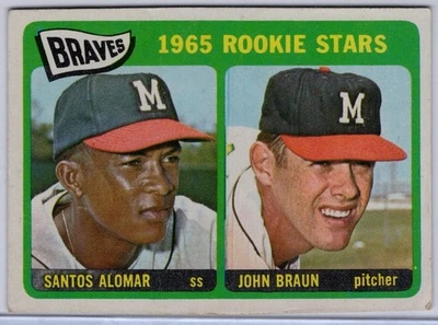 1965 Topps No82 Braves Rookie Stars в ОТЛИЧНОМ состоянии товара  - Изображение 1 из 2