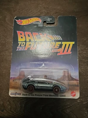 Hot Wheels FLD25 1:64 Back To The Future III Time Machine 1955 - Silver (HCP22) - Image 1 of 3