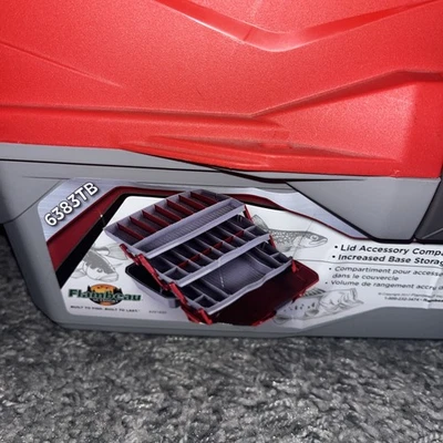 Flambeau Exterior 3 Bandejas Portátil Caja de Herramientas Aparejos Almacenamiento Rojo Gris NOS 6383TB Foto 1 de 4