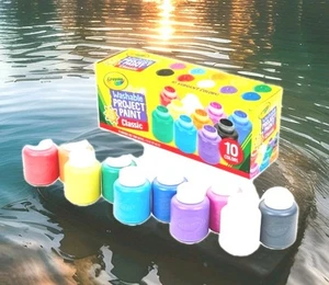 Juego de pintura lavable Crayola para niños, 10 colores, artes y manualidades para niños pequeños - Imagen 1 de 3
