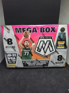 2020-21 Panini Mosaic NBA Basketball Mega Box - New Factory Sealed - 8 Prizms - Picture 1 of 5