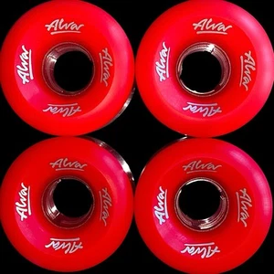 Alva Skates Conical 59MM Skateboard Wheels Bright Red Brand New Soft Wheels - Picture 1 of 24