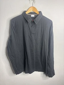 Zimmerli of Switzerland Polo Shirt Mens XL Black Long Sleeve For SWISS First - Picture 1 of 6