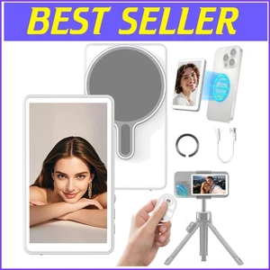 Téléphone Portable Magnétique Moniteur Vlog Écran 1080P avec Télécommande - Blanc - Photo 1 sur 10